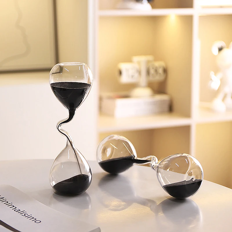 Kavisli Tasarım Siyah Kum Saat - Interior Design Years Of School incelemesi ve fiyatı
