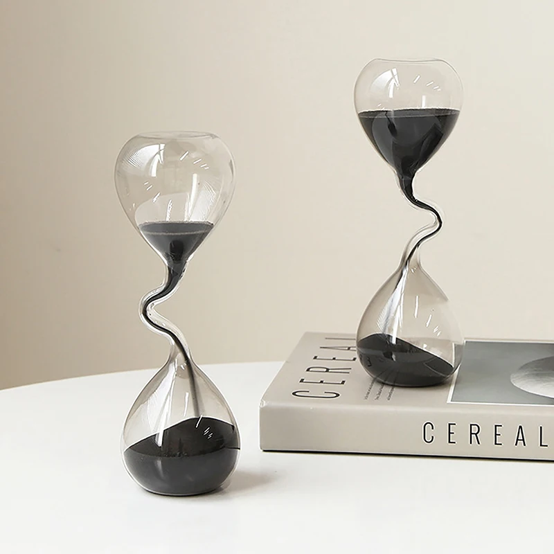 Kavisli Tasarım Siyah Kum Saat - Interior Design Years Of School incelemesi ve fiyatı
