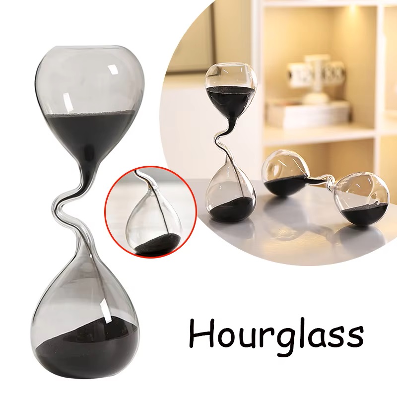 Kavisli Tasarım Siyah Kum Saat - Interior Design Years Of School incelemesi ve fiyatı