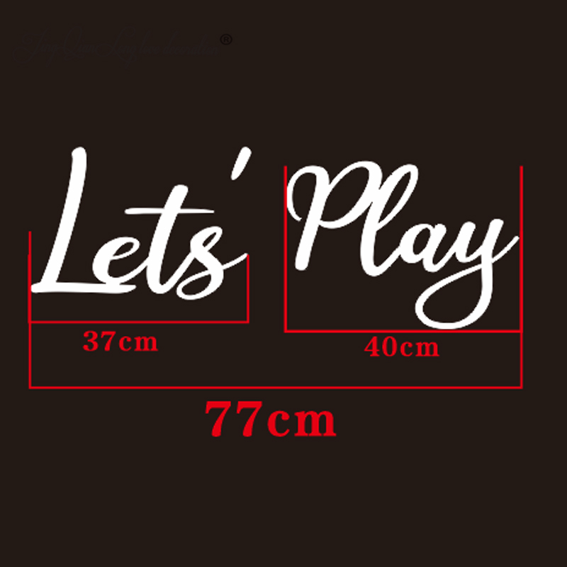 Let's PLAY Duvar Tabelası - Ço - Interior Design Years Of School incelemesi ve fiyatı