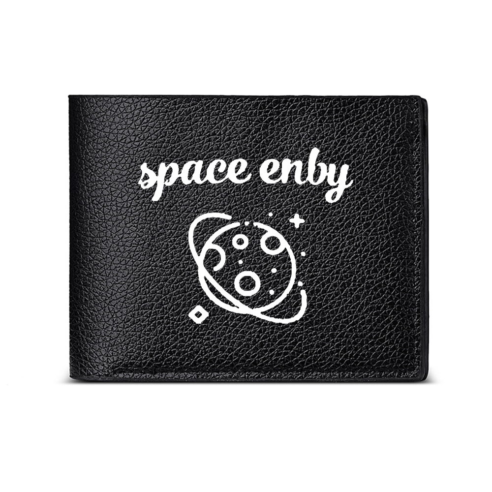 Space Enby Baskılı Erkek Cüzda - Interior Design Graphic Design incelemesi ve fiyatı