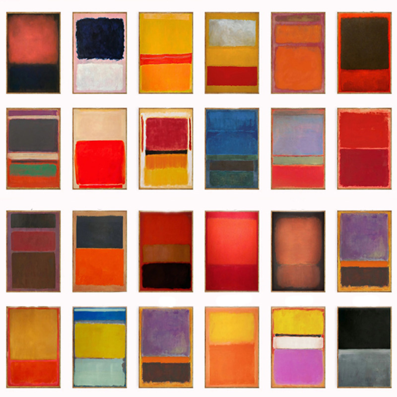 Duvar Dekoru, Mark Rothko Post - Interior Design Usa incelemesi ve fiyatı